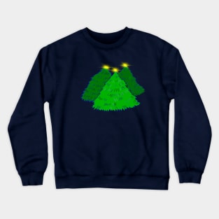 Three Christmas Trees Crewneck Sweatshirt